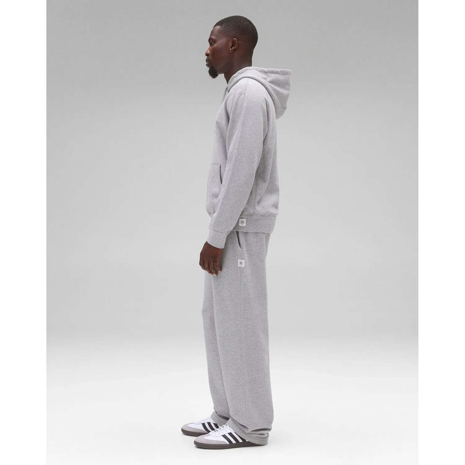 Reigning Champ Men Knit Midweight Terry Relaxed Sweatpant Heather Grey