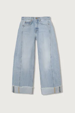 Relaxed Cuffed Lasso Jeans Jac Wash