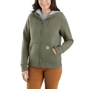 Relaxed Fit Midweight Sherpa Lined Full Zip Sweatshirt