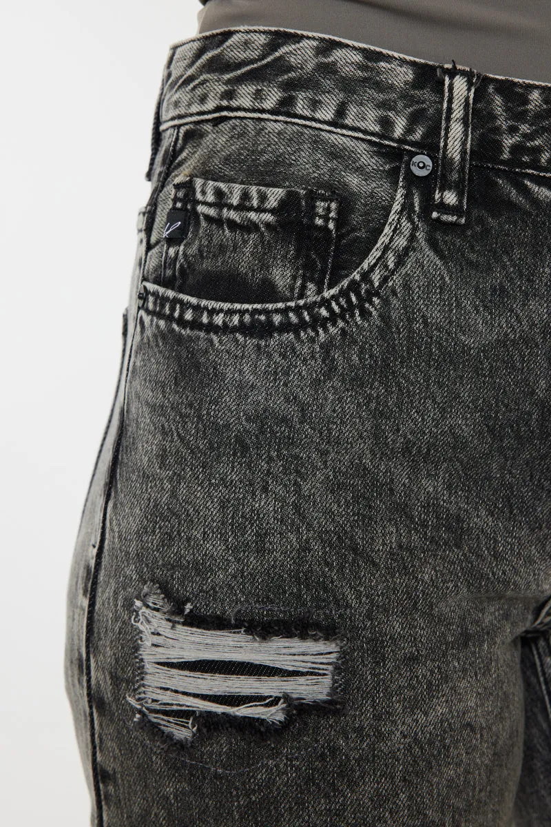 Rita High Rise Slim Straight Fit Leg Jeans