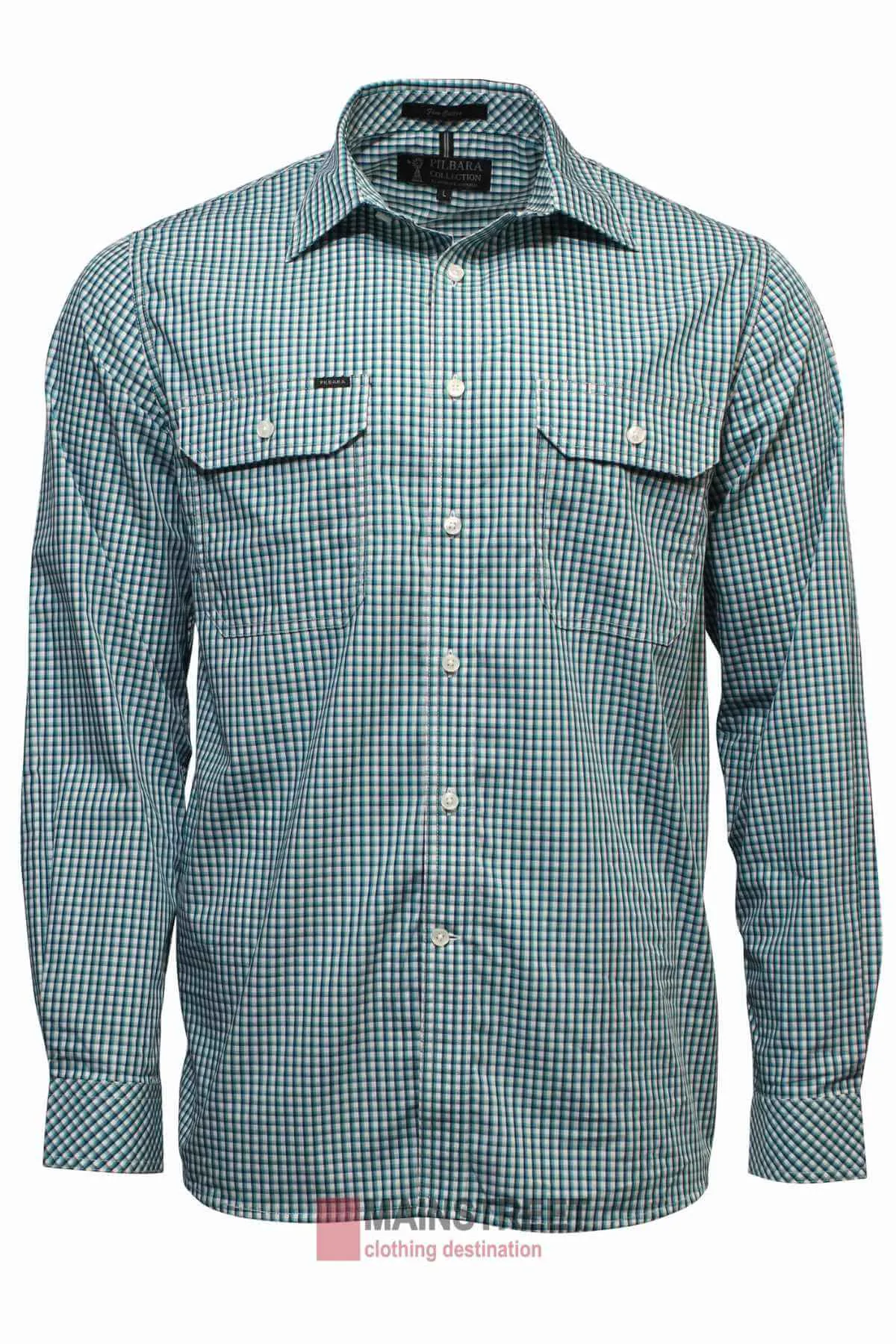 Ritemate Pilbara Check Double Pocket Shirt