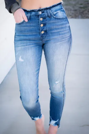Sadie Button Fly Kancan Jeans