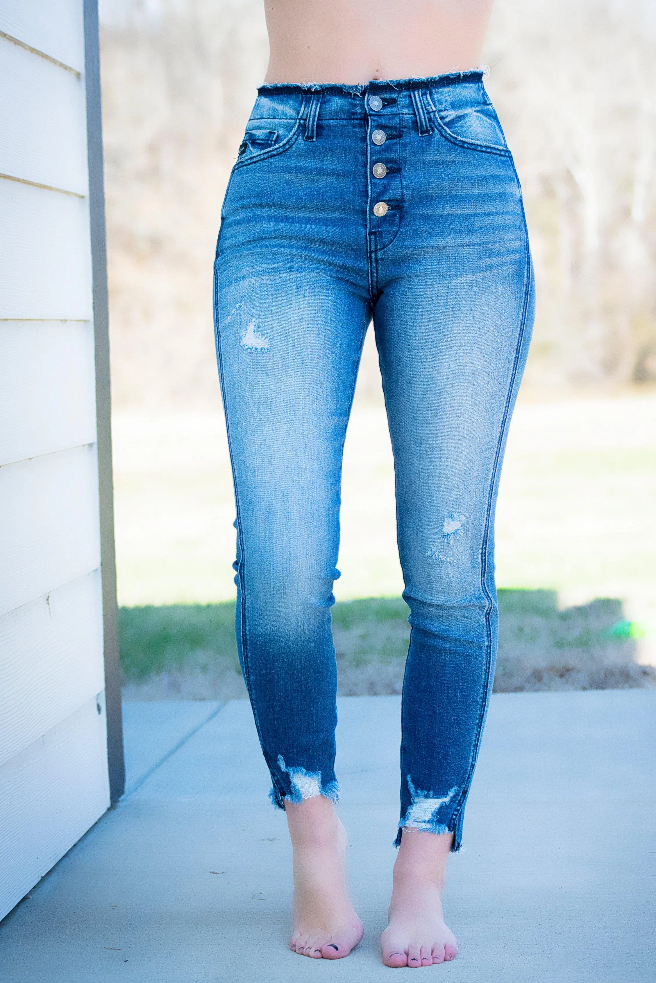 Sadie Button Fly Kancan Jeans