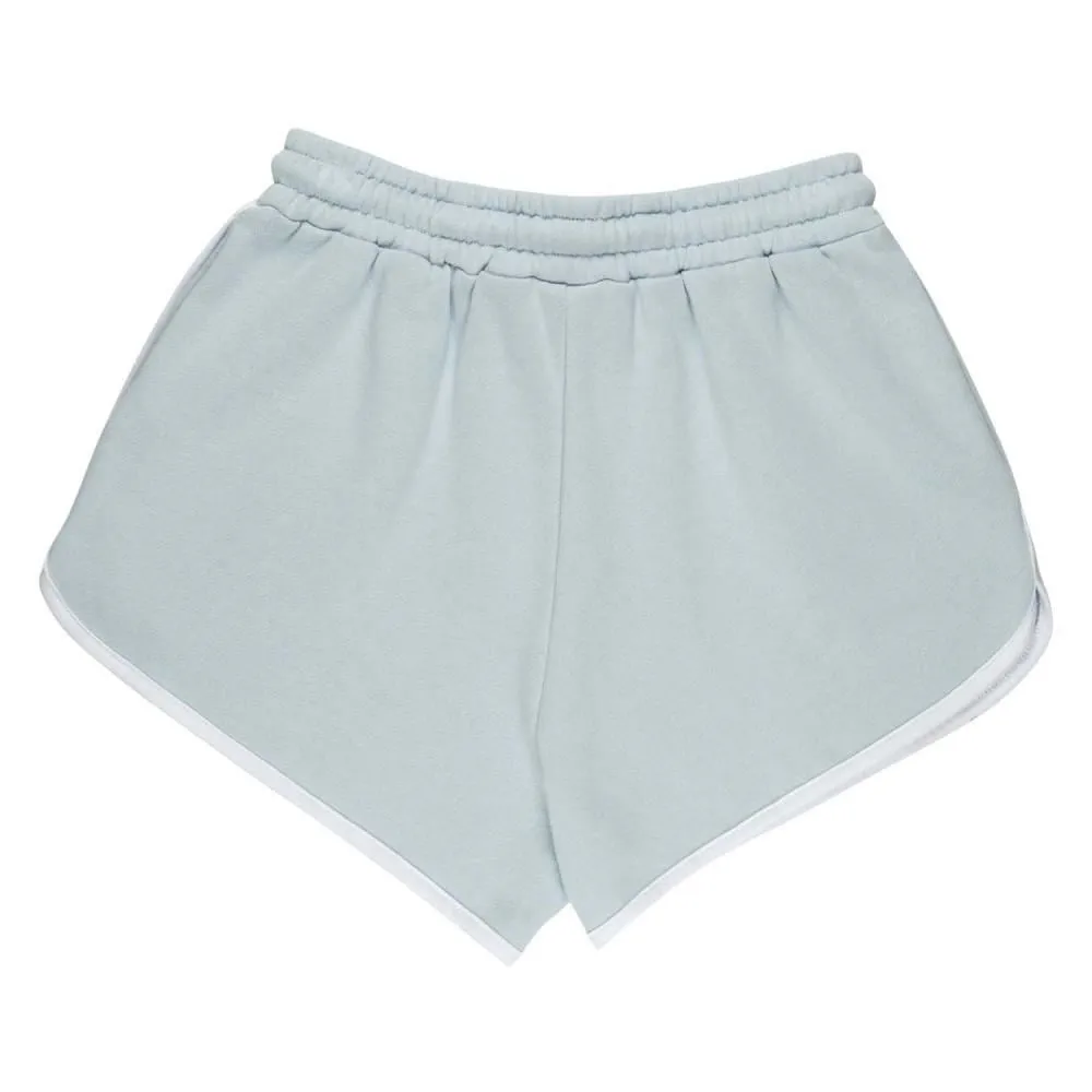 Santa Cruz Womens Shorts Check Outline Ringed Dot Short - Fresh Blue / White