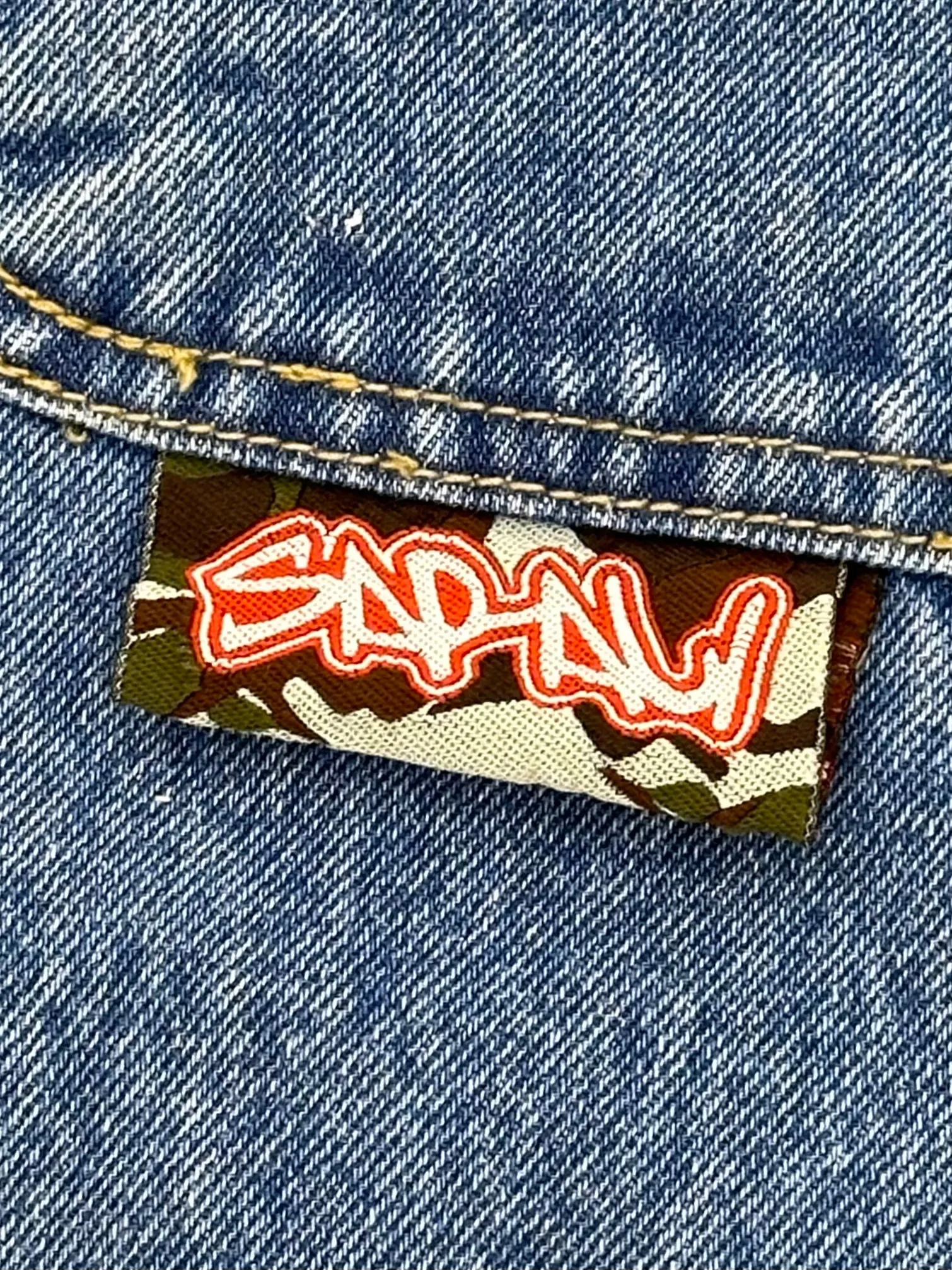 Sarali Peek-A-Boo Zip Jeans