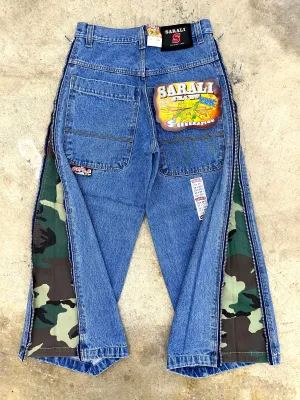 Sarali Peek-A-Boo Zip Jeans