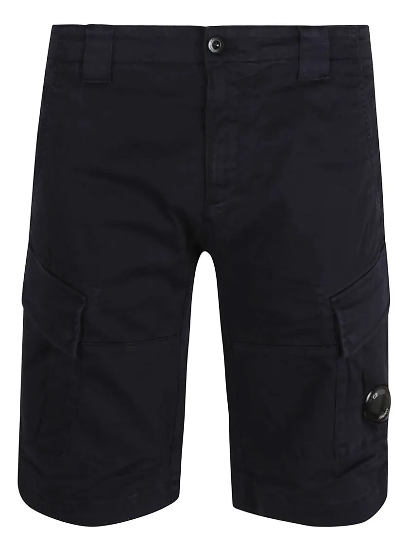 Sateen Stretch Cargo Shorts