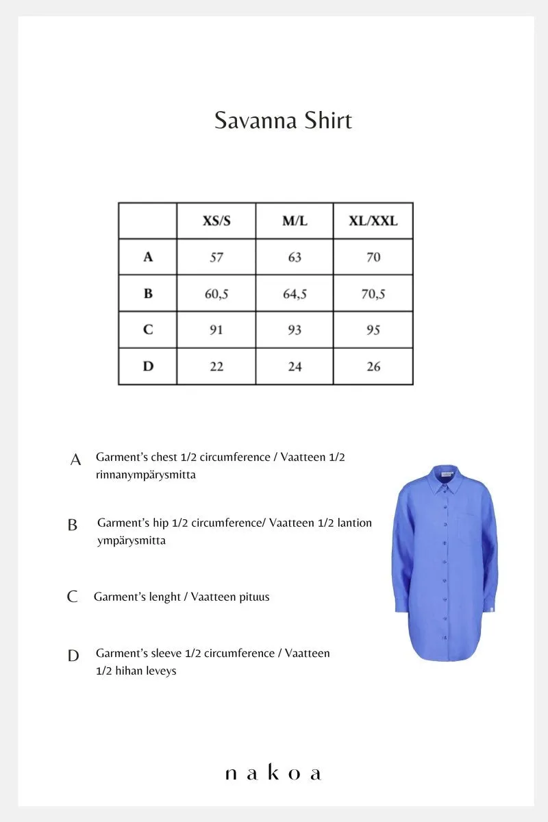 Savanna Shirt Marina Blue