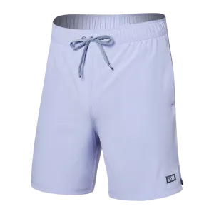 Saxx Mens Oh Buoy Stretch Volley 7" Swim Short - Lavender