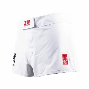 Scholar Warrior MMA Fight Shorts (White)