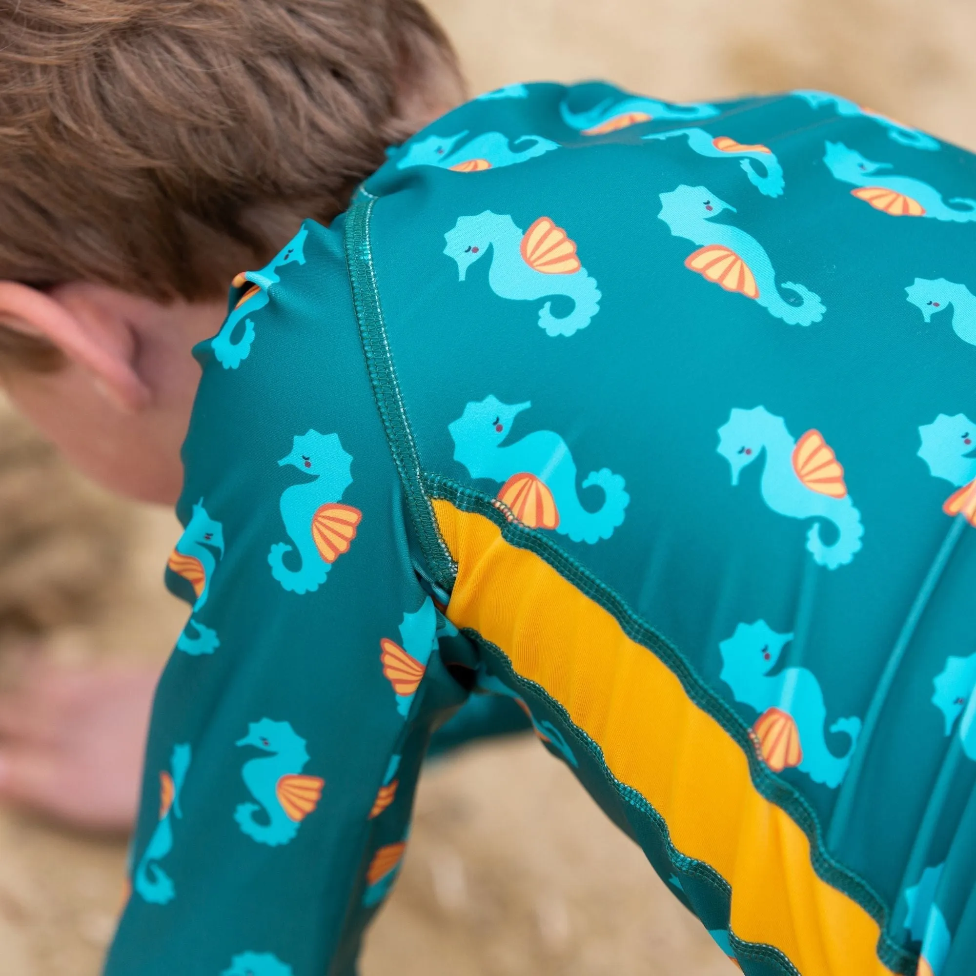 Seahorse UPF 50  Sunsafe Long Sleeve Rash Vest