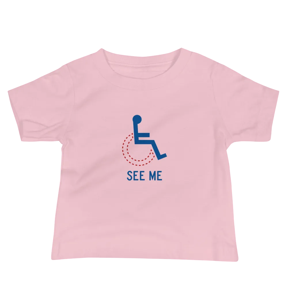 See Me (Not My Disability) Baby White/Pink Shirts
