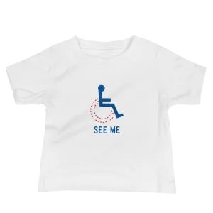See Me (Not My Disability) Baby White/Pink Shirts