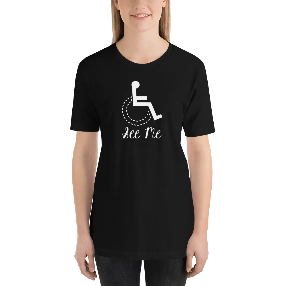 See Me (Not My Disability) Women's Dark Color Shirts