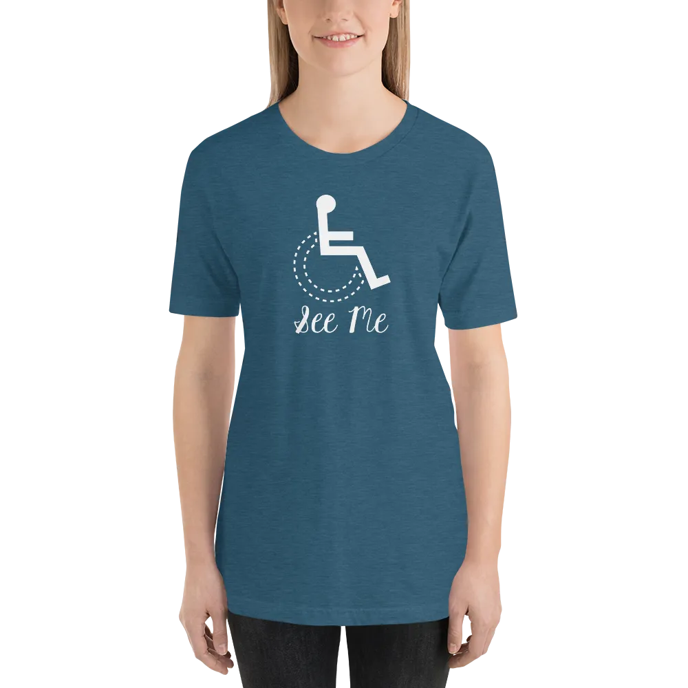 See Me (Not My Disability) Women's Dark Color Shirts