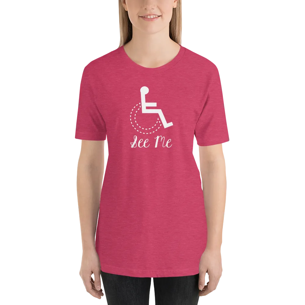 See Me (Not My Disability) Women's Dark Color Shirts