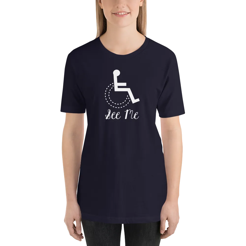 See Me (Not My Disability) Women's Dark Color Shirts