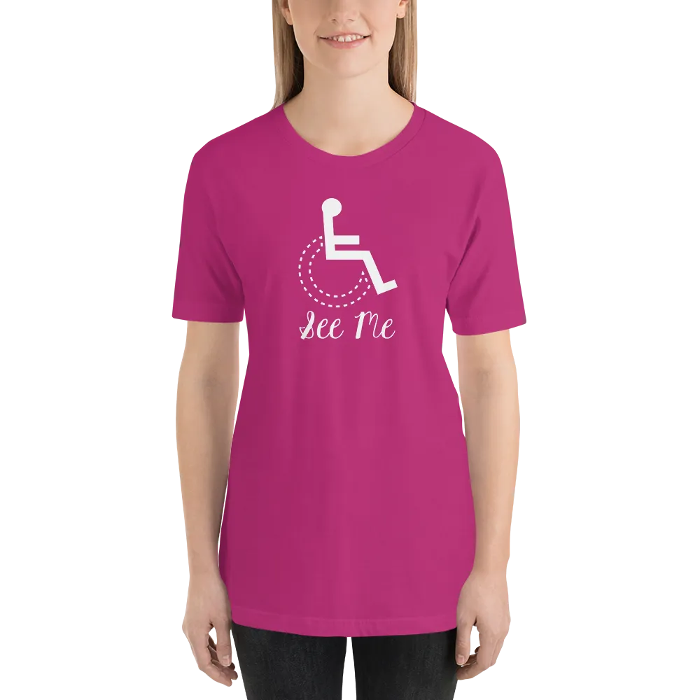 See Me (Not My Disability) Women's Dark Color Shirts