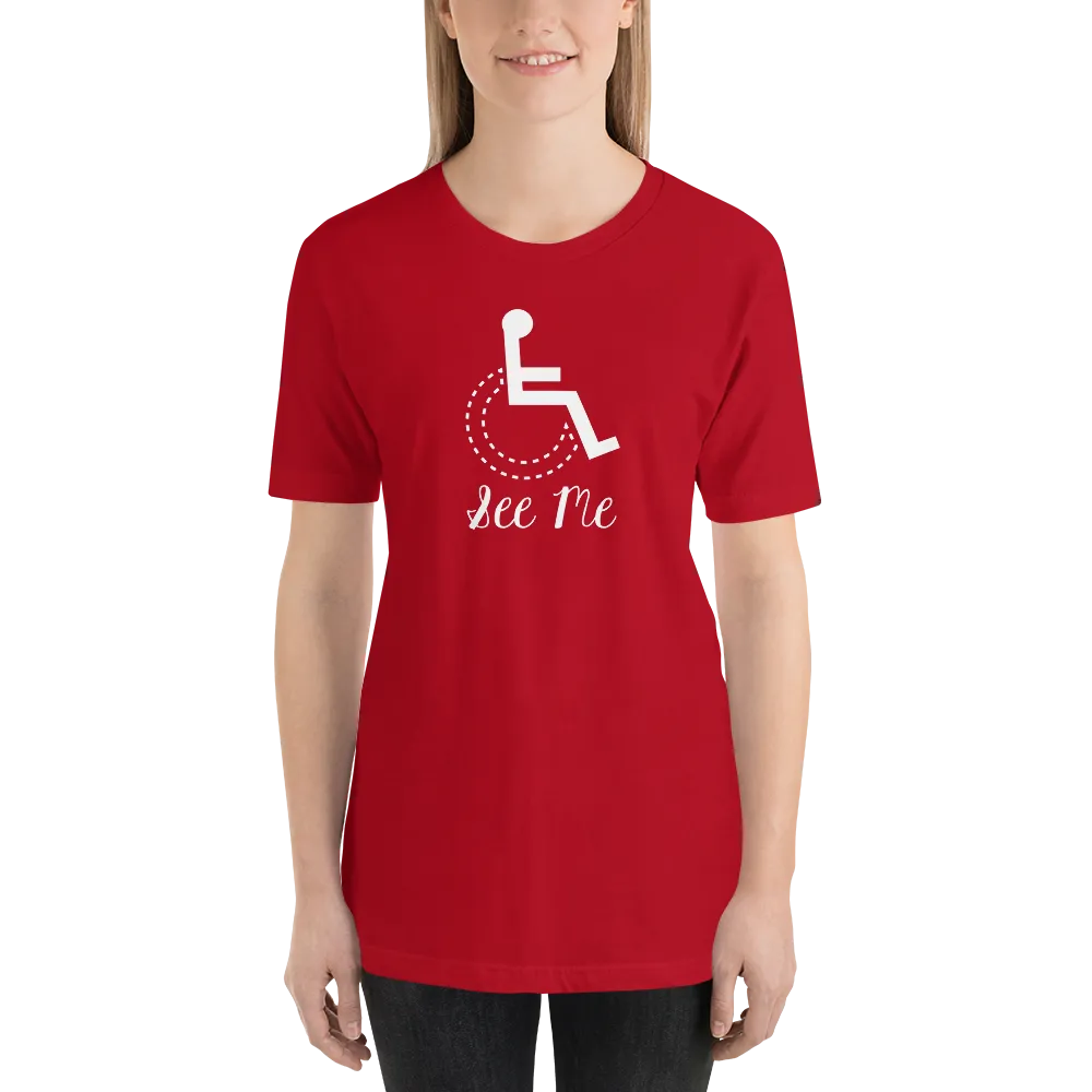 See Me (Not My Disability) Women's Dark Color Shirts