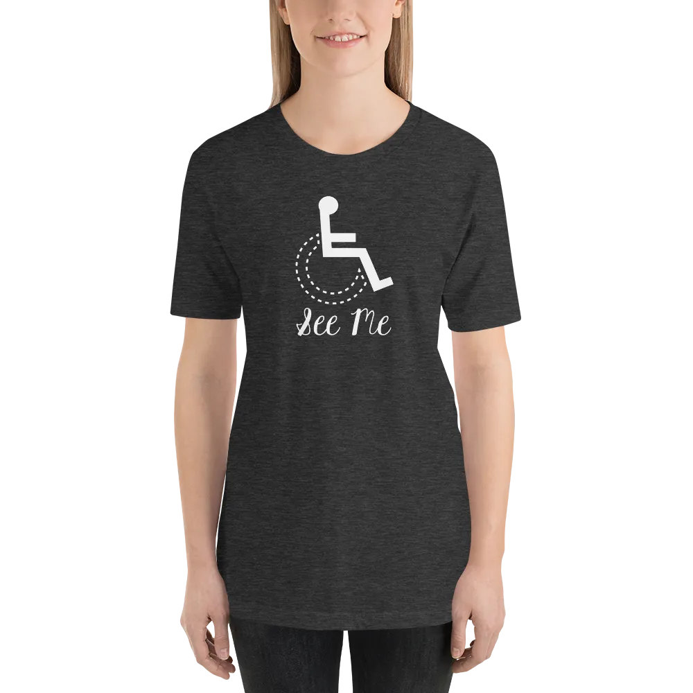 See Me (Not My Disability) Women's Dark Color Shirts