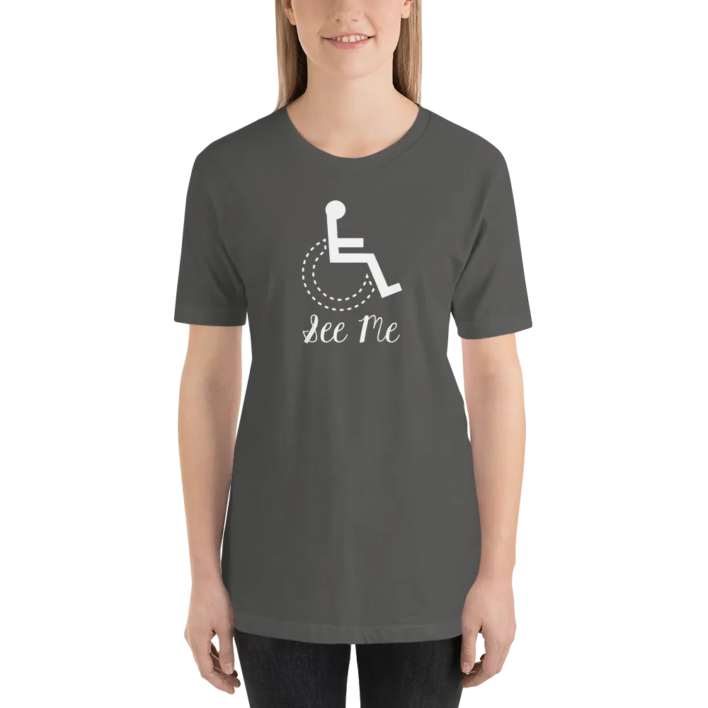 See Me (Not My Disability) Women's Dark Color Shirts
