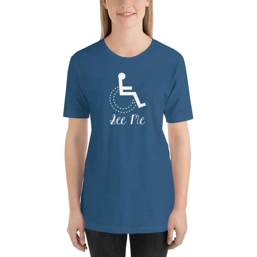 See Me (Not My Disability) Women's Dark Color Shirts