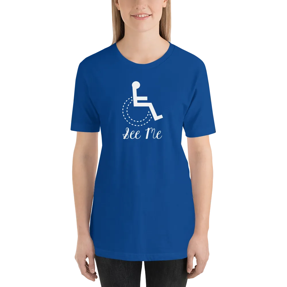 See Me (Not My Disability) Women's Dark Color Shirts