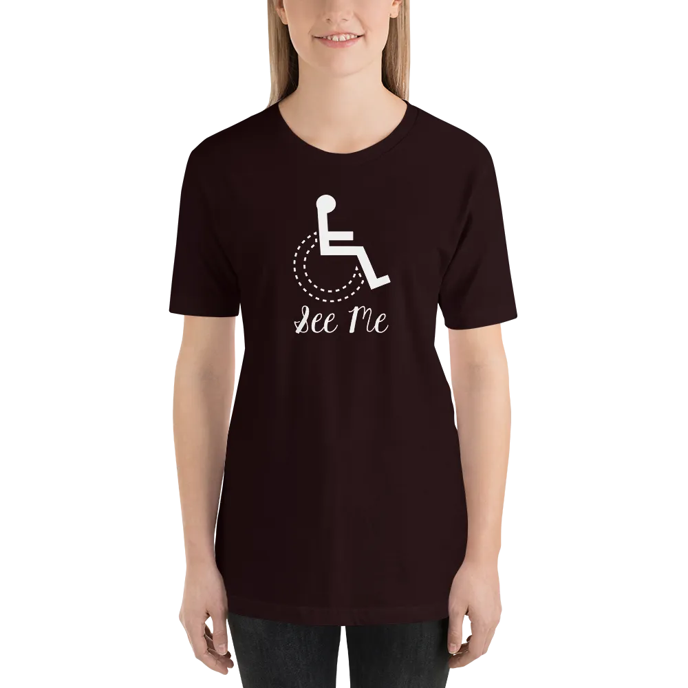 See Me (Not My Disability) Women's Dark Color Shirts