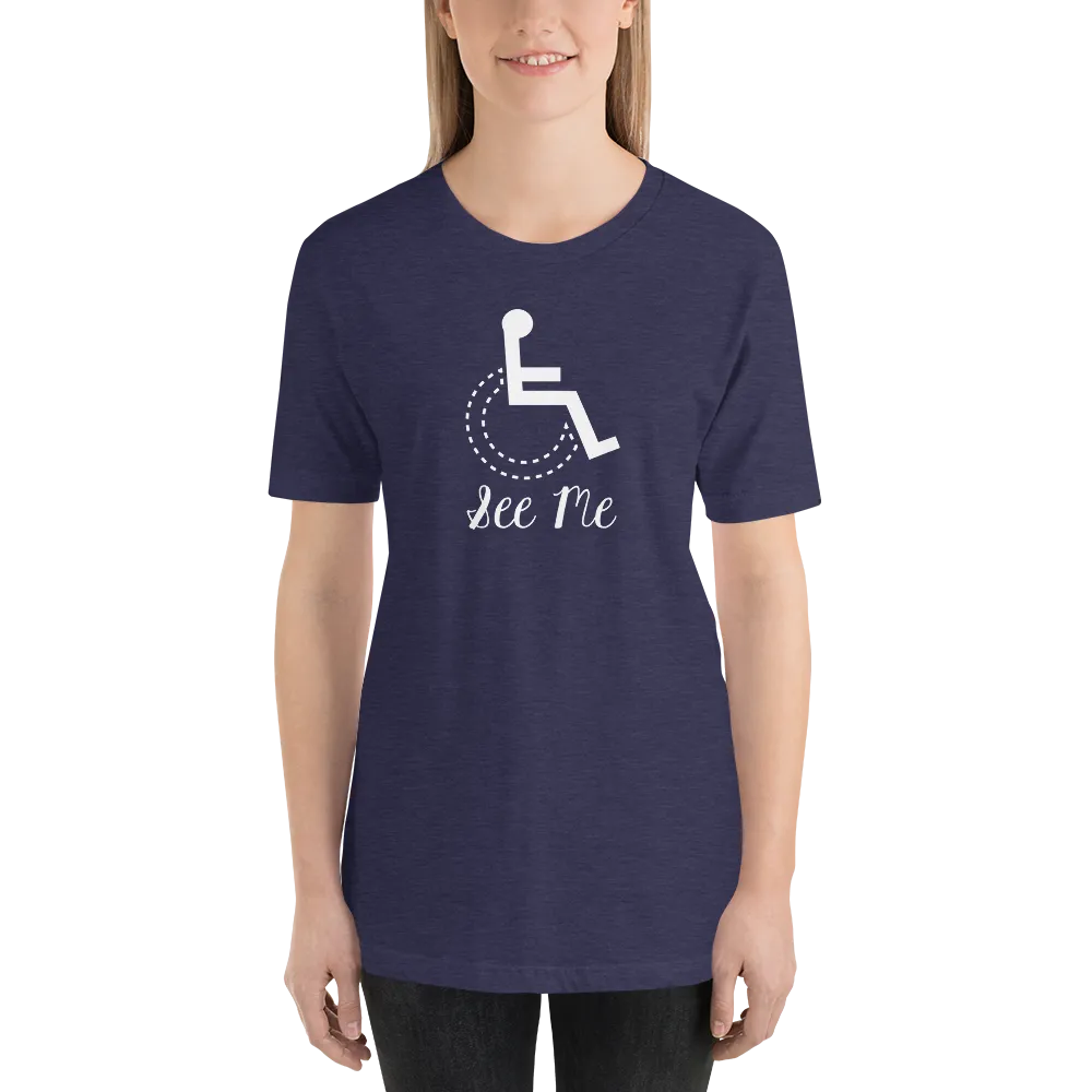 See Me (Not My Disability) Women's Dark Color Shirts
