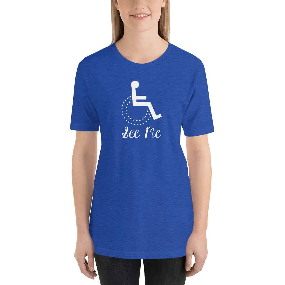 See Me (Not My Disability) Women's Dark Color Shirts