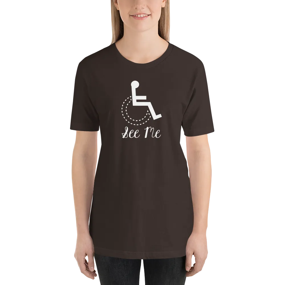 See Me (Not My Disability) Women's Dark Color Shirts