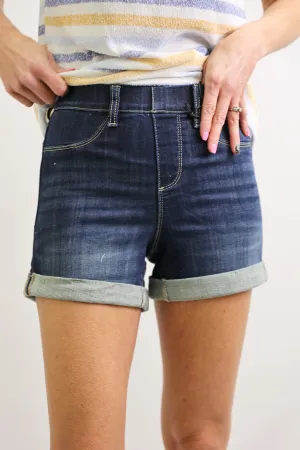 Shorts In Dark Denim