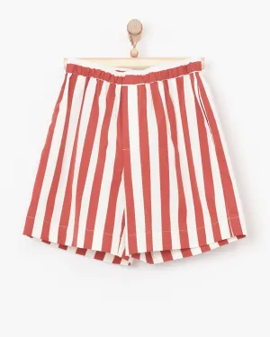 Shorts in Red Stripe