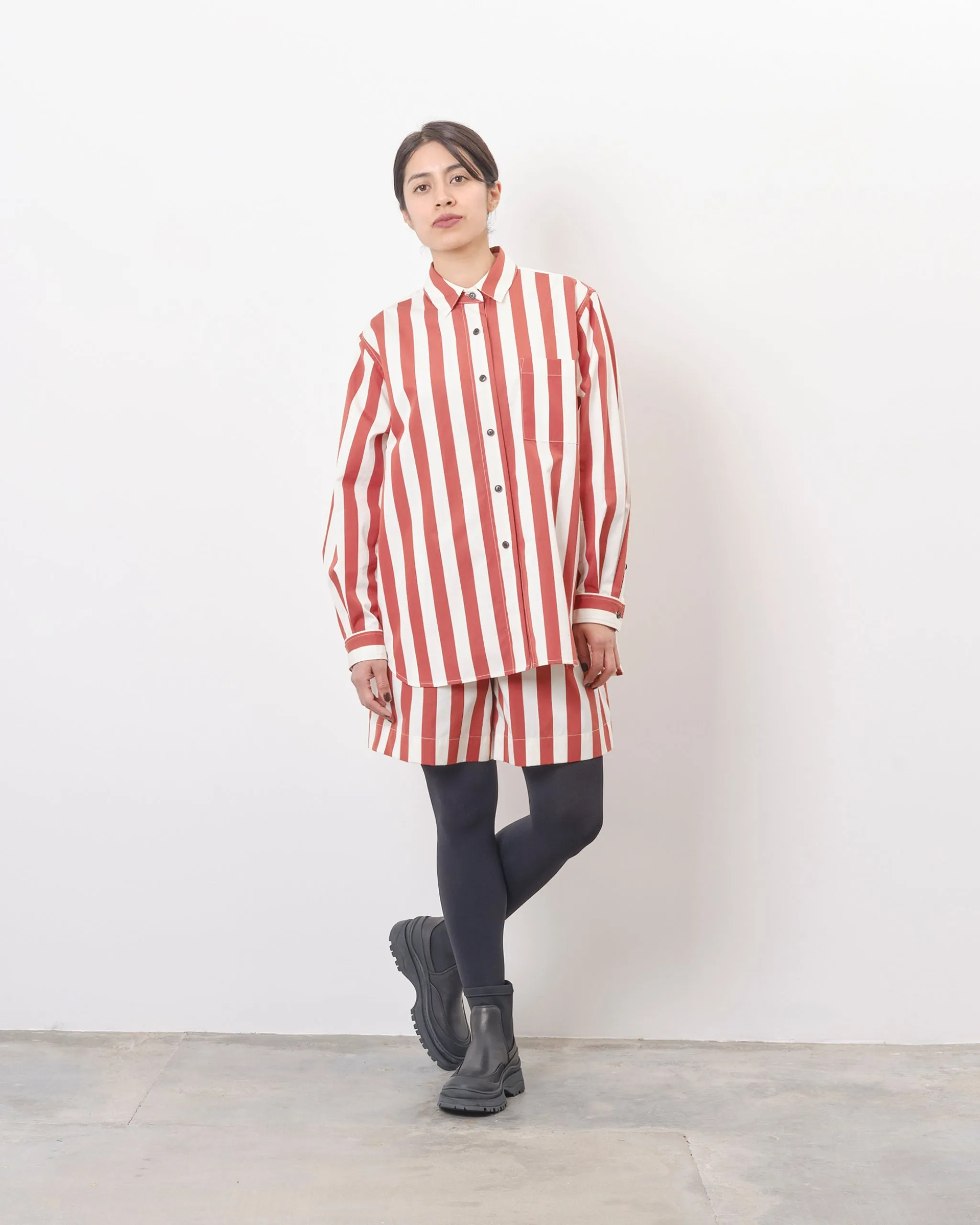 Shorts in Red Stripe