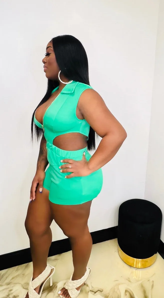 Show Romper - Green