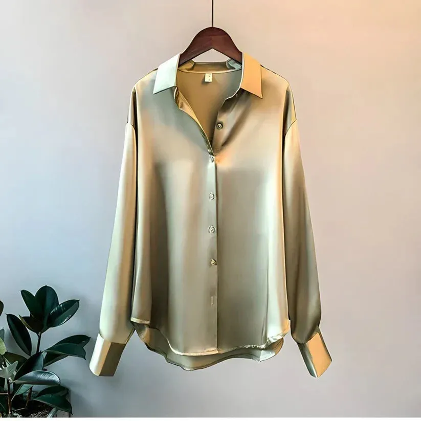 Silk blouse for women by Fifine