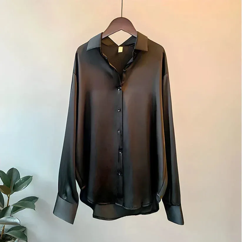 Silk blouse for women by Fifine