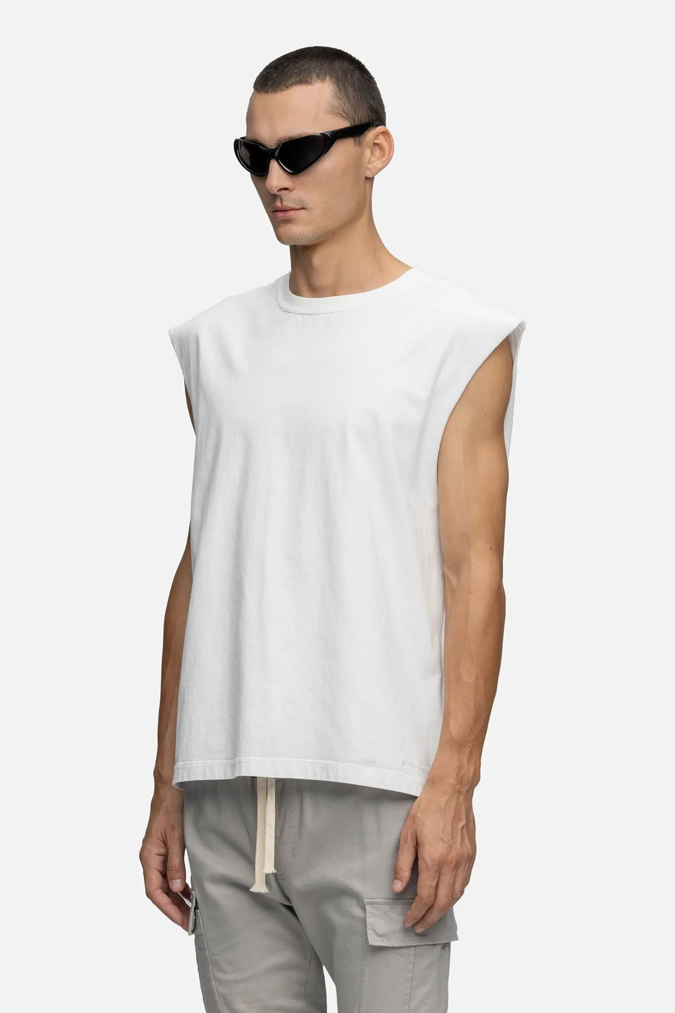 SLEEVELESS T-SHIRT WHITE