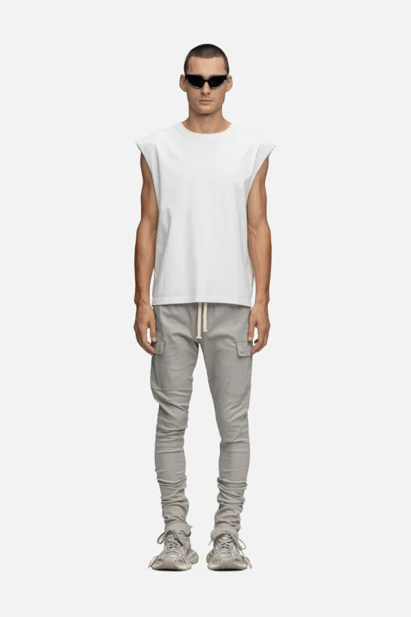 SLEEVELESS T-SHIRT WHITE