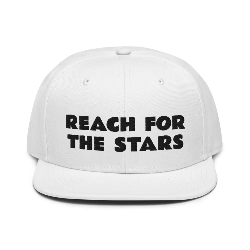 Snapback Hat "1052-0141 Reach For The Stars (Black Logo)"