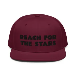 Snapback Hat "1052-0141 Reach For The Stars (Black Logo)"