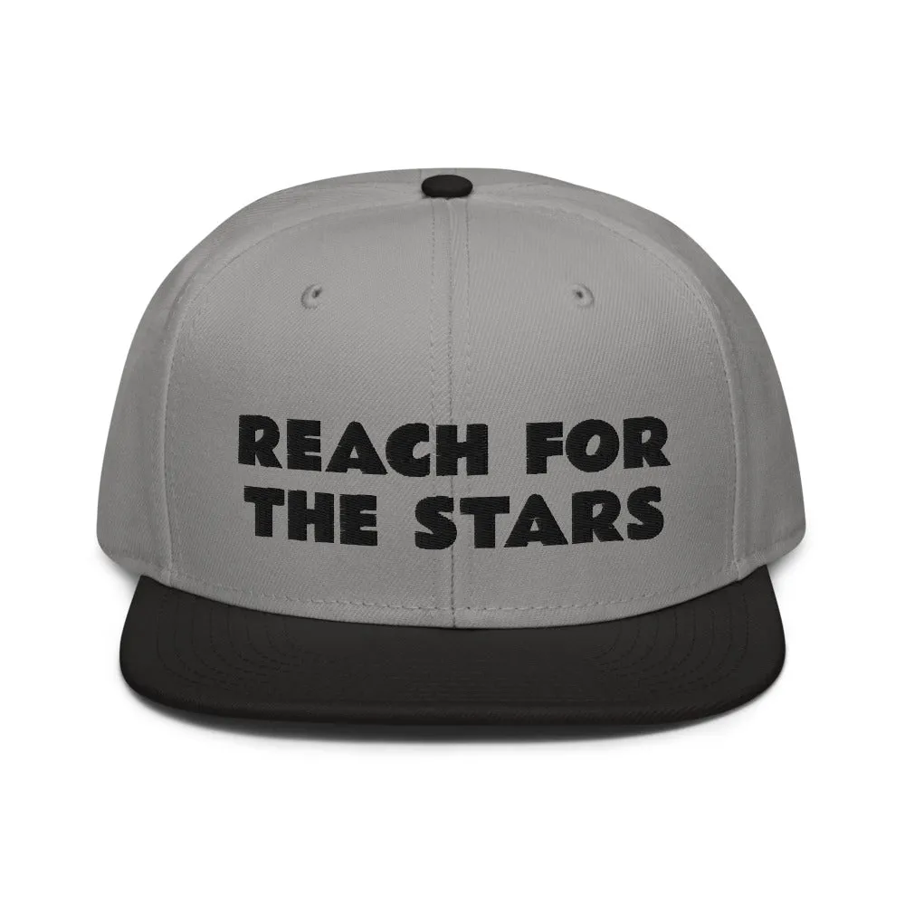 Snapback Hat "1052-0141 Reach For The Stars (Black Logo)"