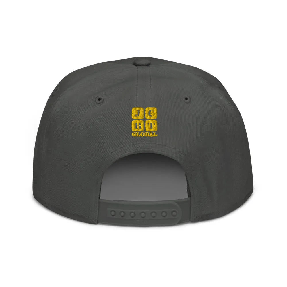 Snapback Hat "1053-0011 California (Yellow Logo)"