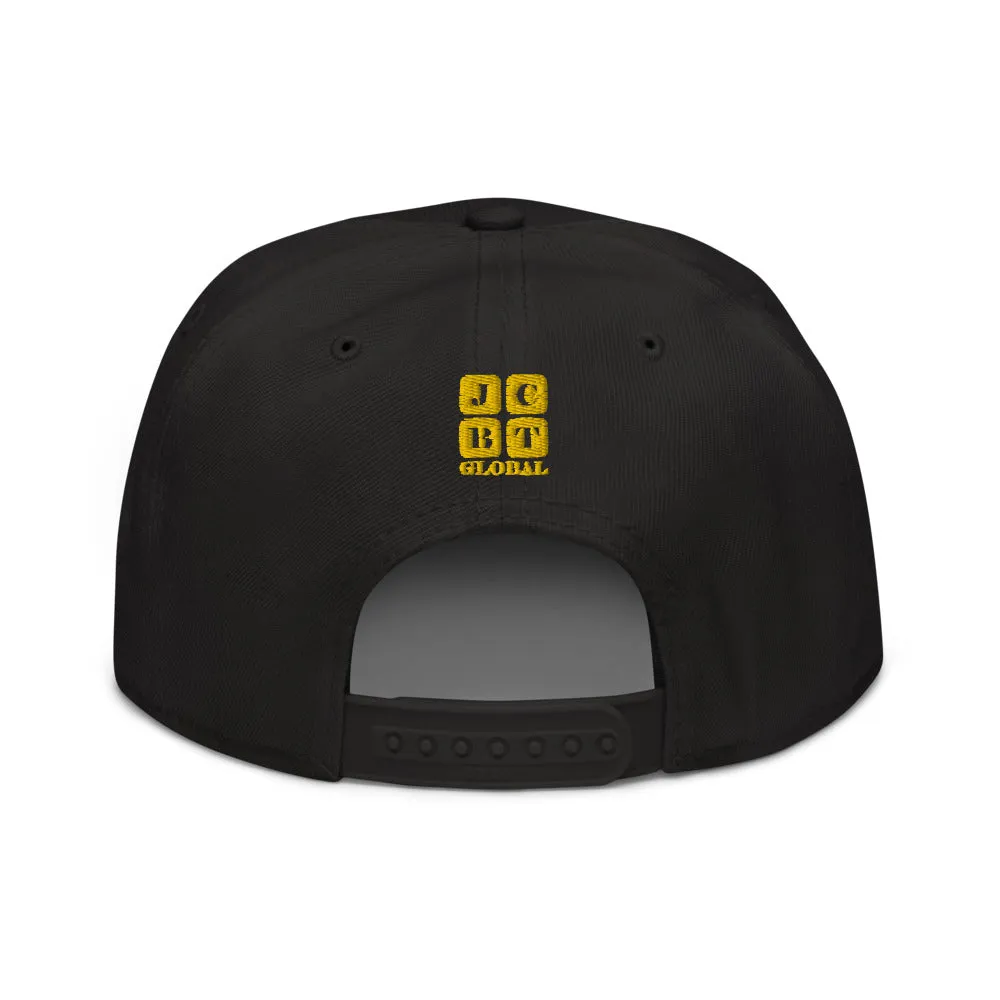 Snapback Hat "1053-0011 California (Yellow Logo)"