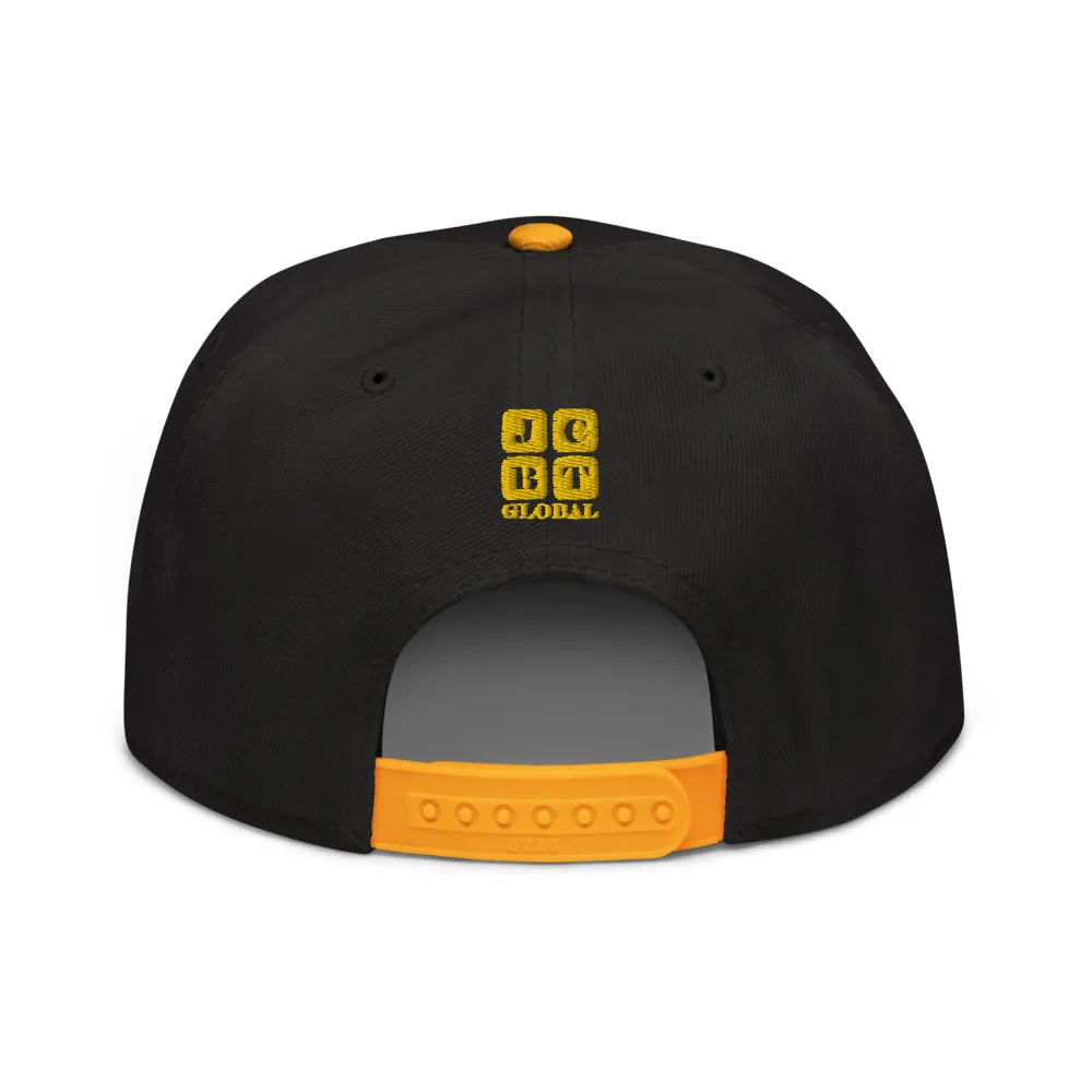 Snapback Hat "1053-0011 California (Yellow Logo)"