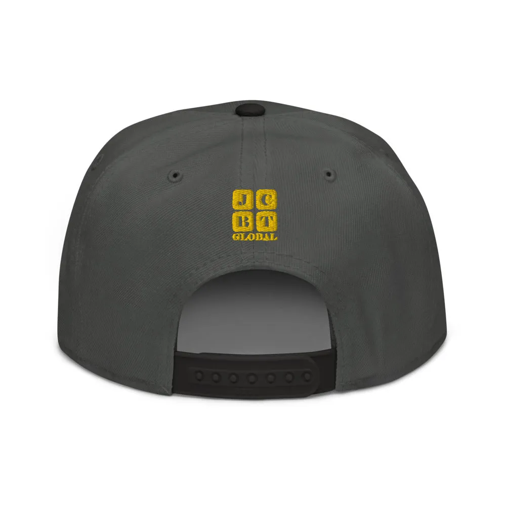 Snapback Hat "1053-0011 California (Yellow Logo)"