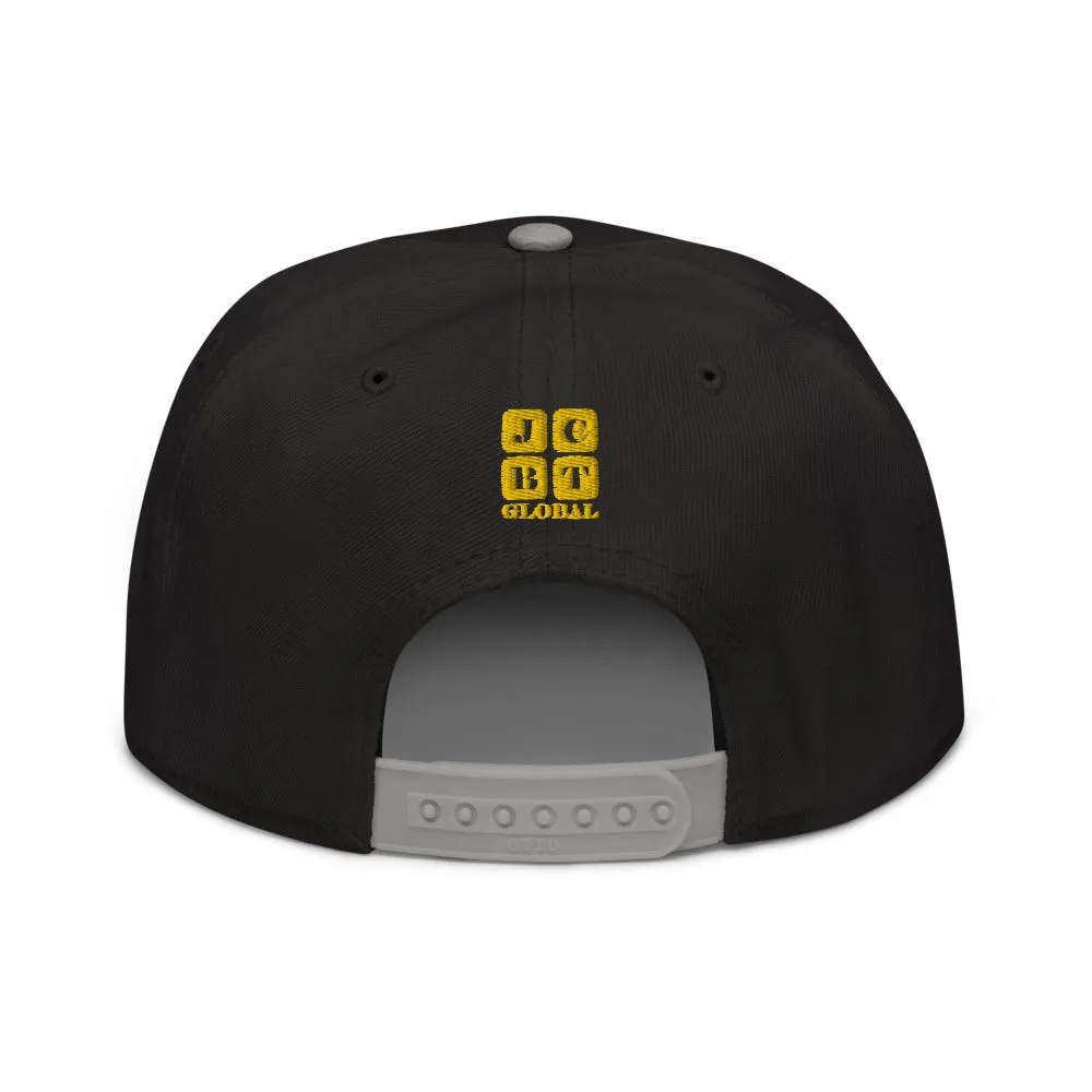 Snapback Hat "1053-0011 California (Yellow Logo)"