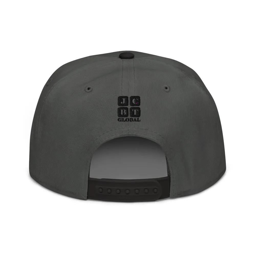 Snapback Hat "1053-0101 North Carolina (Black Logo)"