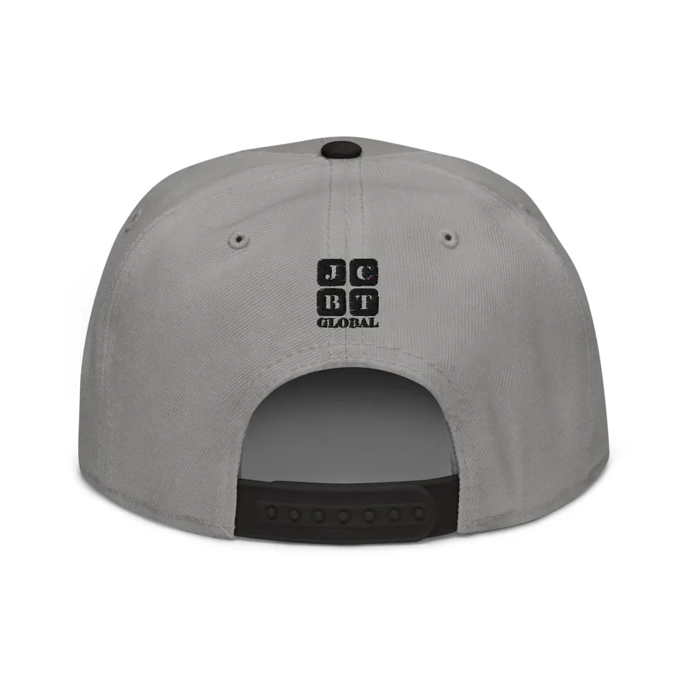Snapback Hat "1053-0101 North Carolina (Black Logo)"
