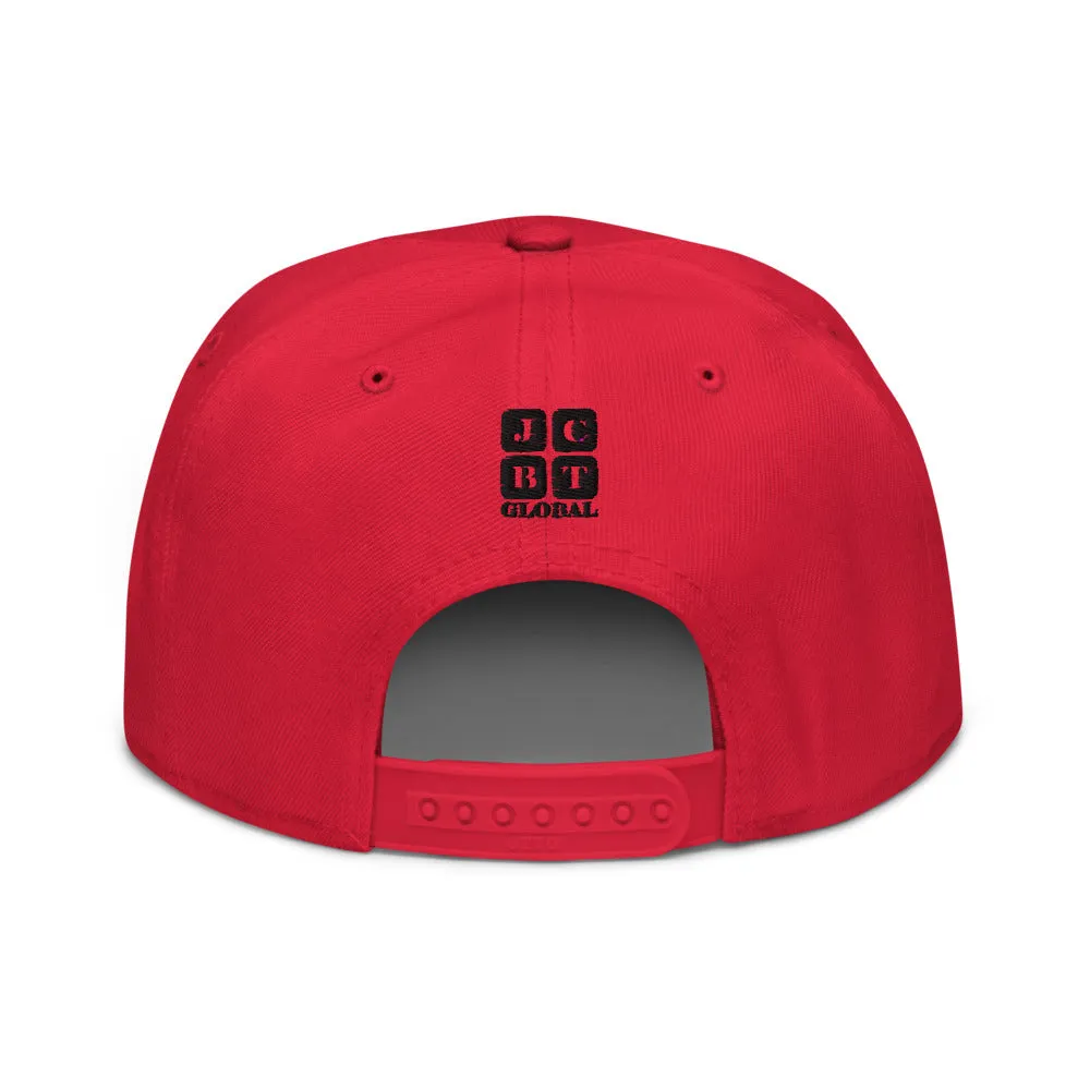 Snapback Hat "1053-0101 North Carolina (Black Logo)"